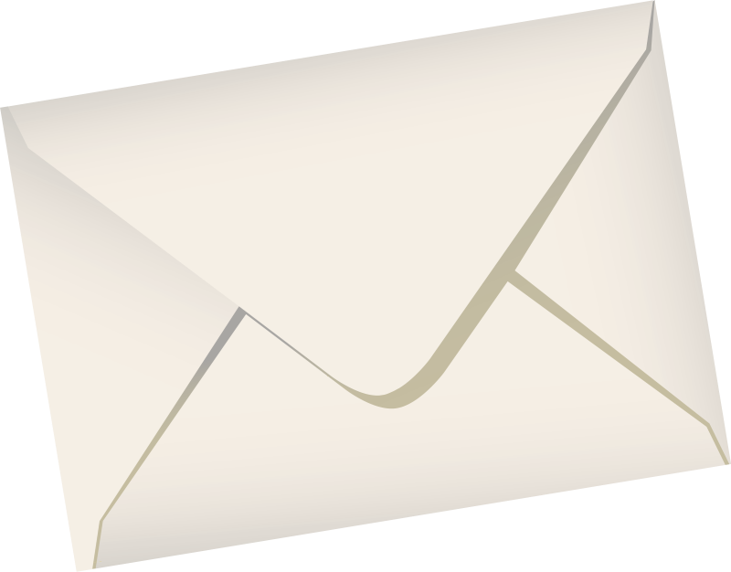 Image of an envelope (back side).