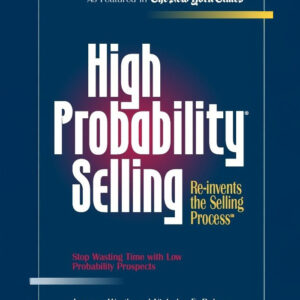 Book, "High Probability Selling" by Jacques Werth and Nicholas E. Ruben (PDF eBook)